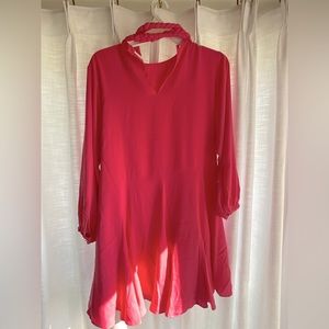 Pink Mini dress with sash